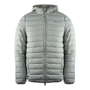 Aquascutum Mens London Quilted Logo Jacket / Gray